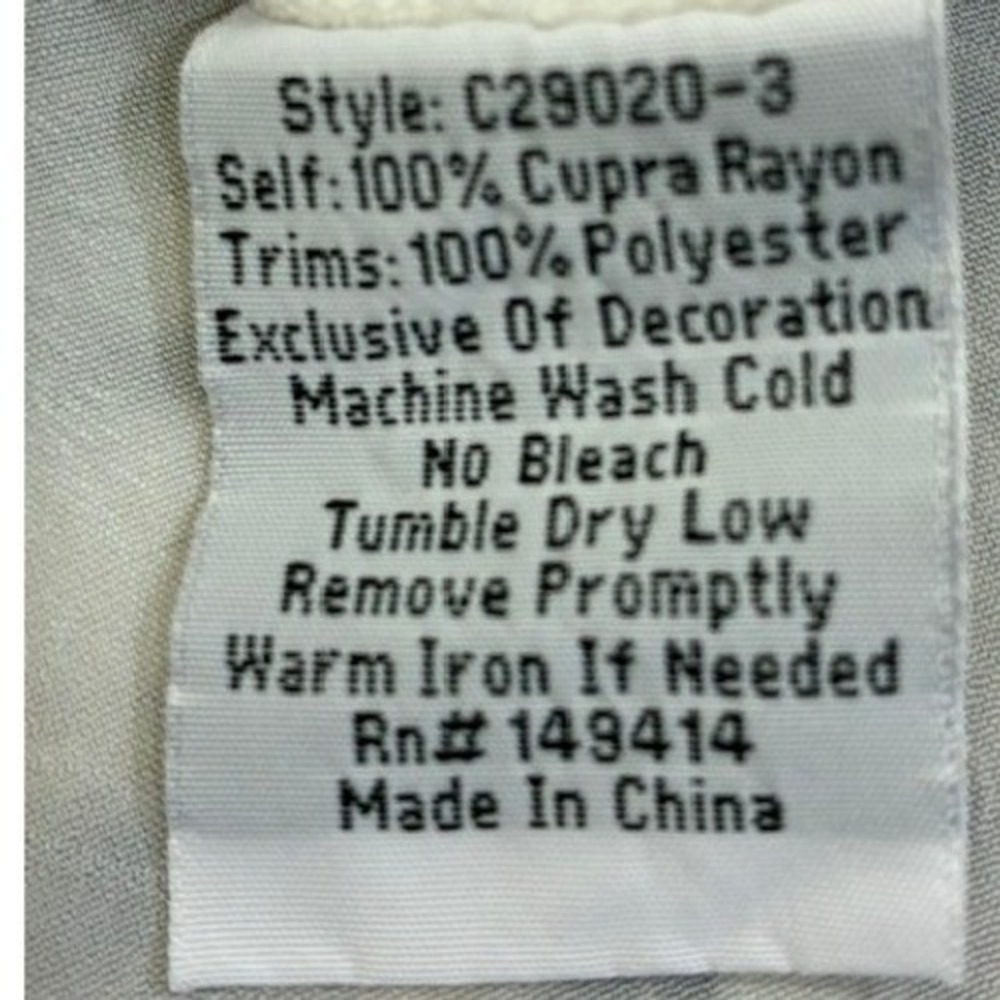 Johnny Was Tunic Top Women M White Excellent Embroidered Cupra Rayon MSRP $298. - Picture 7 of 8